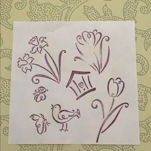 Floral and Bird Home Design Stickers